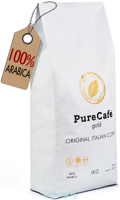 Кава в зернах PureCafe Gold 1 кг