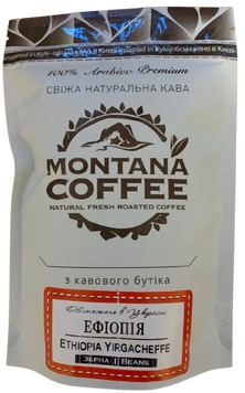 Кофе в зернах Montana Coffee ЭФИОПИЯ ИРГАЧЕФФЕ 150 г
