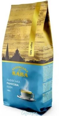 Кофе в зернах Вiденська Кава Львівська ранкова кава 1 кг