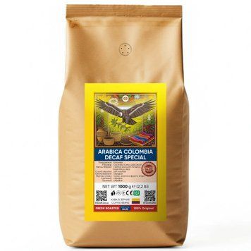 Кава в зернах Bonelli Specialty Arabica Colombia DECAF Special 1 кг