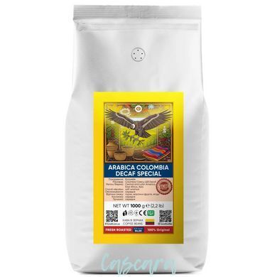 Кава в зернах Bonelli Specialty Arabica Colombia DECAF Special 1 кг