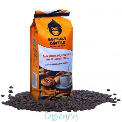 Кава в зернах Gorilla's coffee 100% Arabica Bourbon (Specialty) 500 г