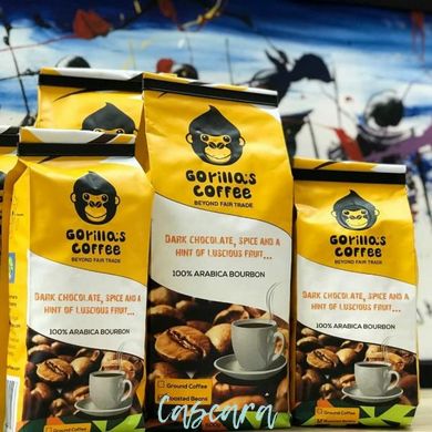 Кава в зернах Gorilla's coffee 100% Arabica Bourbon (Specialty) 500 г