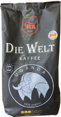 Кава в зернах Via Kaffee Die Welt Kaffee Uganda 1 кг