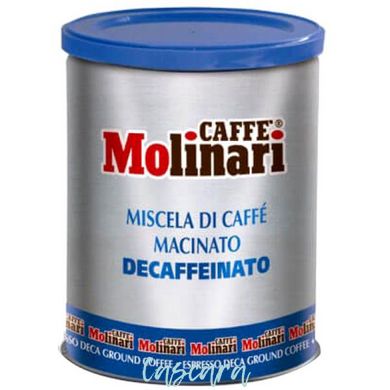 Кава мелена Caffe Molinari Five stars decaffeinato 250 г з/б