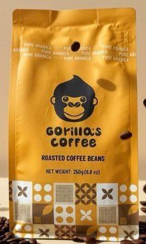 Кава мелена Gorilla's coffee 100% Arabica Bourbon (Specialty) 250 г