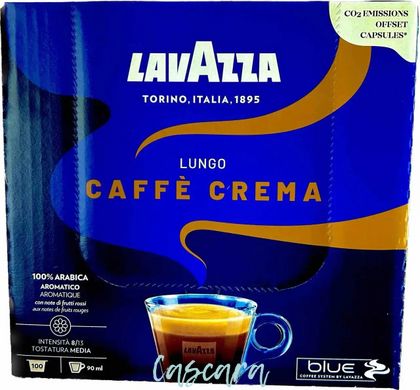 Кава в капсулах LavAzza Blue Caffe Crema Lungo 100 шт