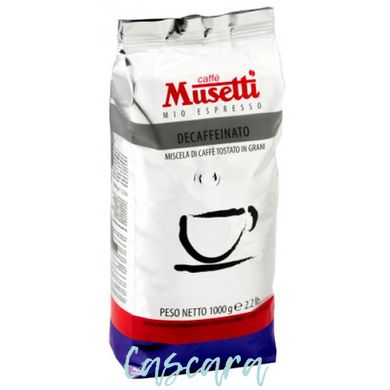 Кофе в зернах Caffe Musetti Decaffeinated 1 кг