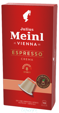 Кава в капсулах Julius Meinl BIO ESPRESSO CREMA 10 шт
