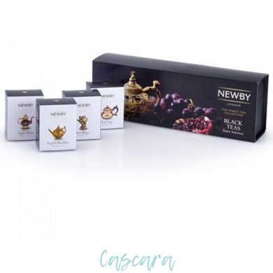 Подарунковий набір Newby листового чаю Колекція чорних чаїв міні