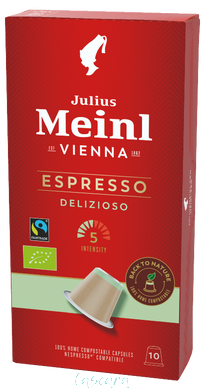 Кава в капсулах Julius Meinl ESPRESSO BIO FAIRTRADE 10 шт