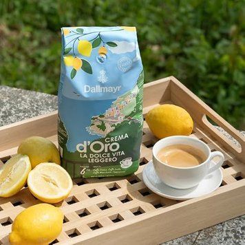 Кава в зернах Dallmayr Crema d`Oro La Dolce Vita Leggero 1 кг