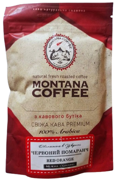 Кофе в зернах Montana Coffee КРАСНЫЙ АПЕЛЬСИН 150 г