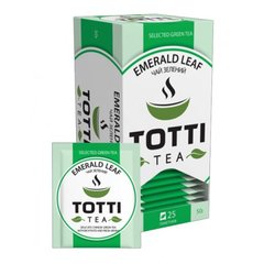 Зелений чай TOTTI TEA Изумрудный лист 25 шт