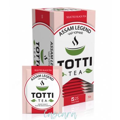 Черный чай TOTTI TEA Легендарный Ассам 25 шт