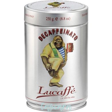 Кофе молотый Lucaffe Decaffeinato 250 г ж/б