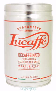 Кофе в зернах Lucaffe Decaffeinato 250 г ж/б