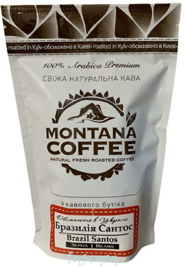 Кава в зернах Montana Coffee БРАЗИЛІЯ САНТОС 150 г