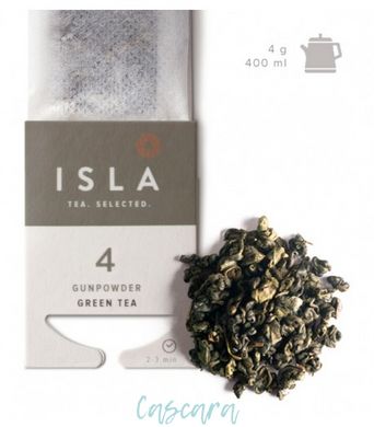 Чай Isla зелёный Ганпаудер 4 г х 10 шт