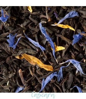 Чорний чай Dammann Блакитний сад 50 пакетів по 4 г