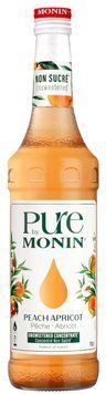 Сироп PURE by MONIN PEACH APRICOT Персик Абрикос без цукру 700 мл 6 шт