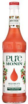 Сироп PURE by MONIN RED FRUITS Червоні Ягоди без цукру 700 мл 6 шт
