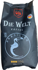 Кава в зернах Via Kaffee Die Welt Kaffee Brasilien 1 кг