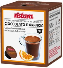 Шоколад в капсулах Ristora Dolce Gusto Cioccolato e Arancia 10 шт
