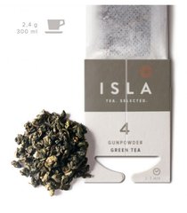 №4 Чай Isla зелений Ганпаудер 2,4 г х 10 шт