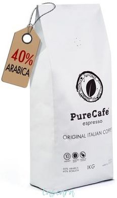 Кава в зернах PureCafe Espresso 1 кг