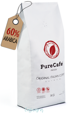 Кава в зернах PureCafe Ricco 1 кг