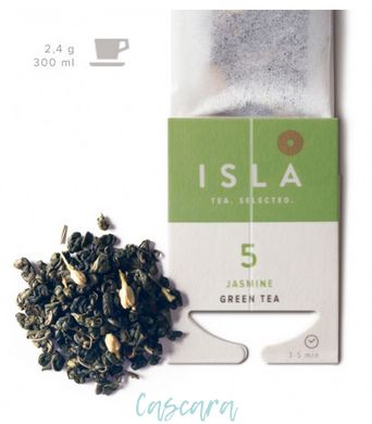 №5 Чай Isla зелёный с жасмином 2,4 г х 10 шт