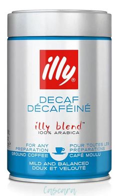 Кофе молотый ILLY Decaffeinato 250 г ж/б